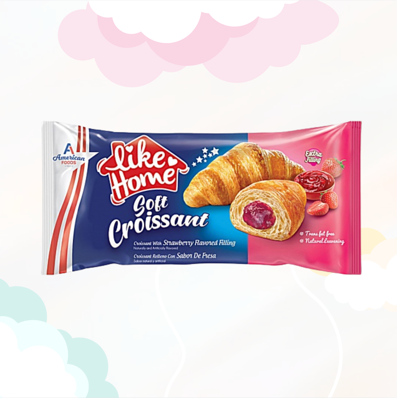 Aardbei Croissant soft 55gr.