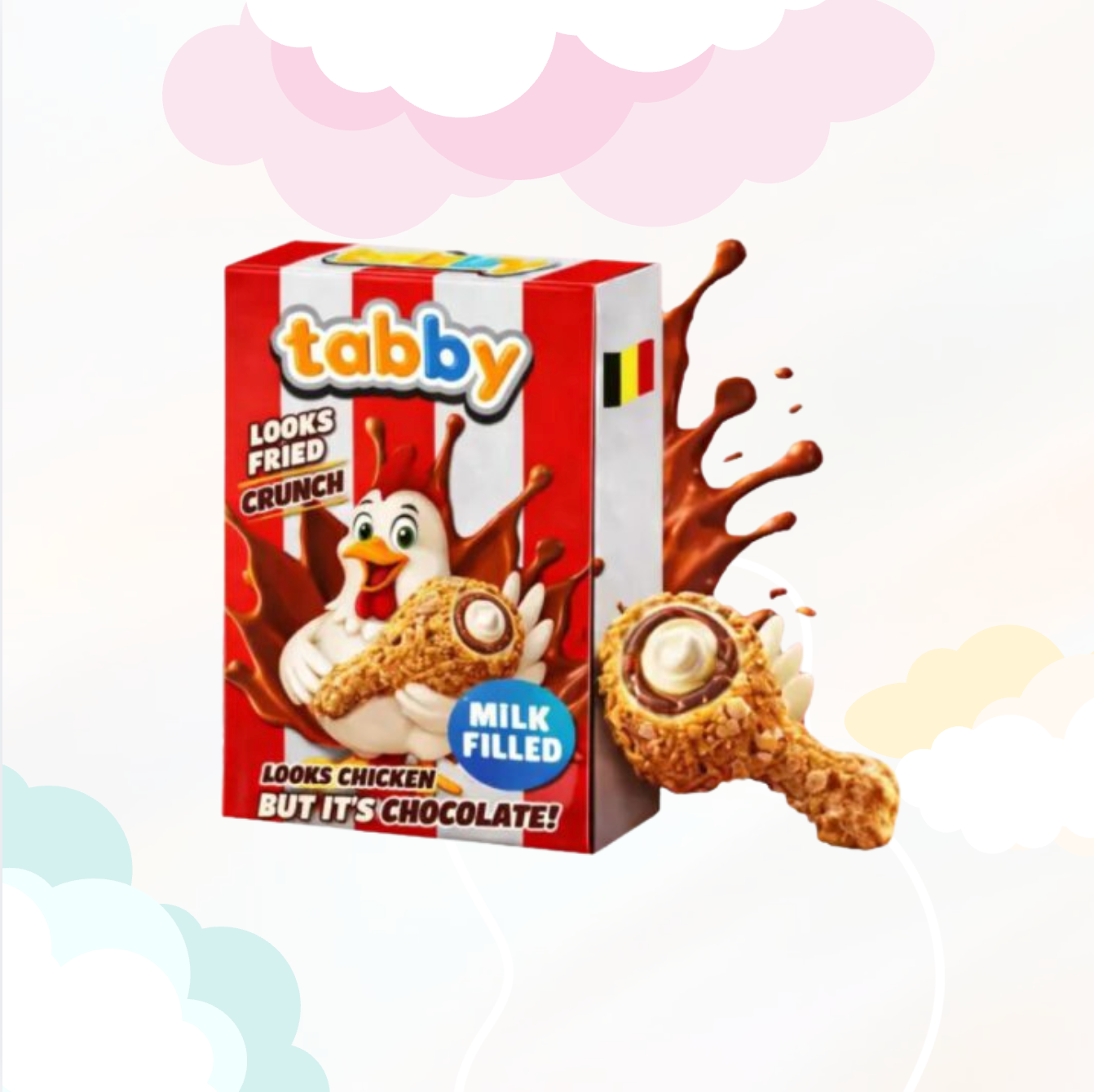 Tabby Chicken Chocolate 50 gr