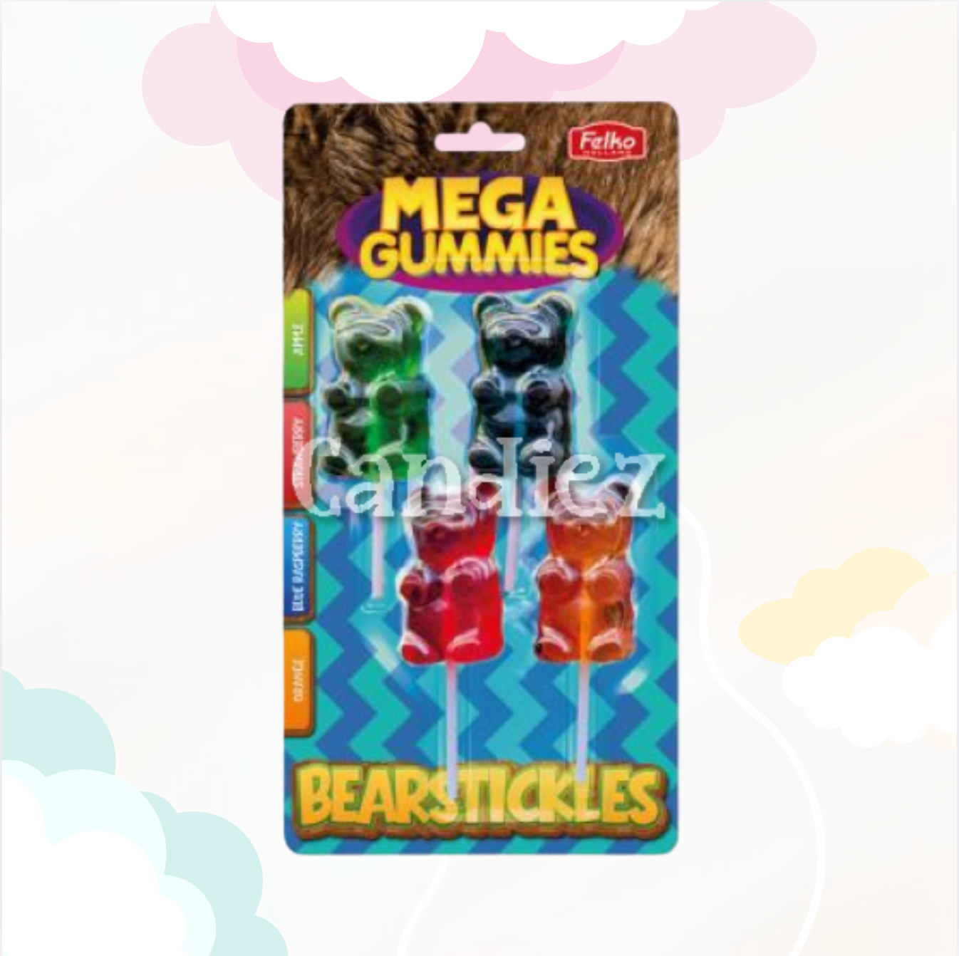 Mega Gummies Bearstickels 120gr