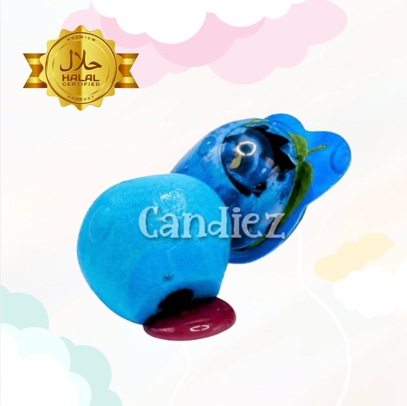 Zupperz Filled Blueberry