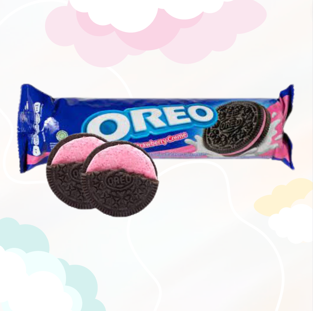Oreo Strawberry Creme 119,6 gr.