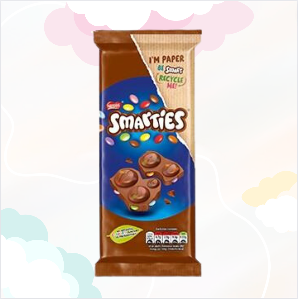 Smarties Milk Block