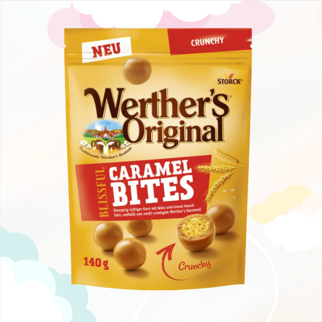 Werther's Original Caramel Bites Crunchy 140gr