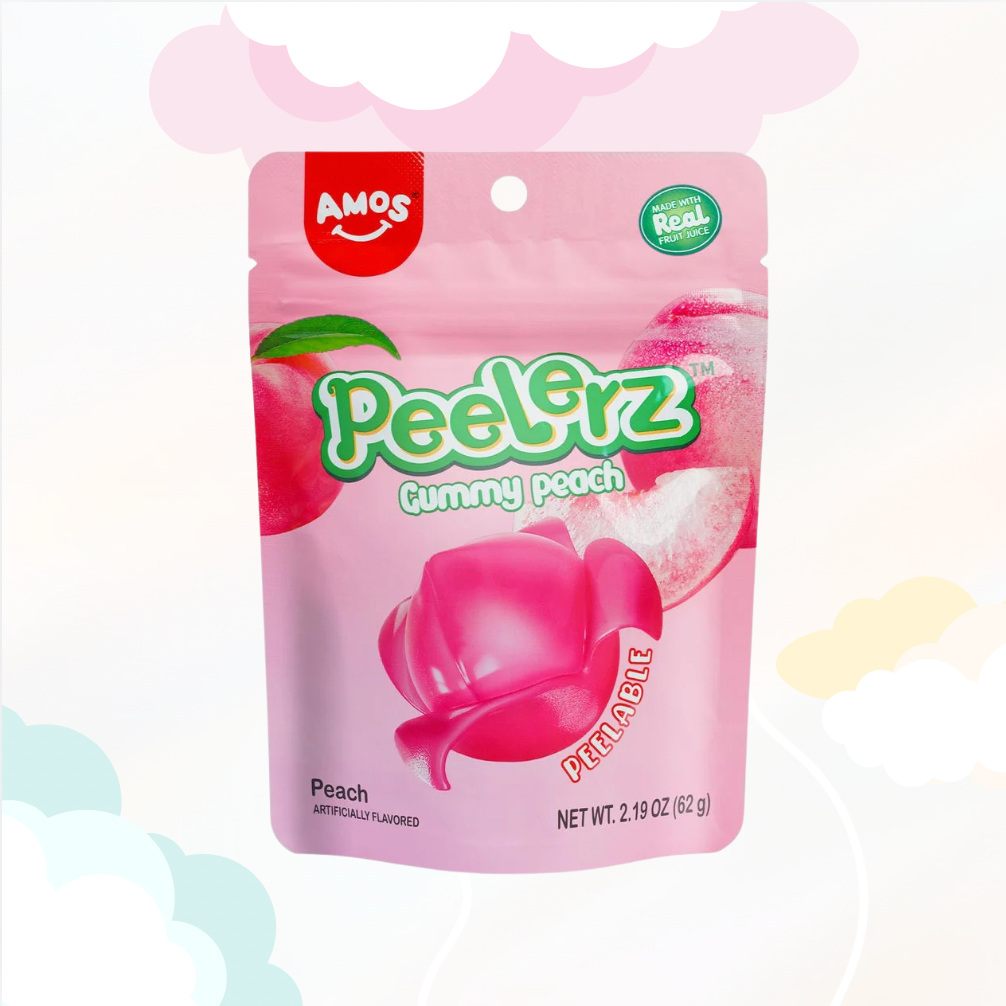 Amos Peelerz Gummy Peach 170gr