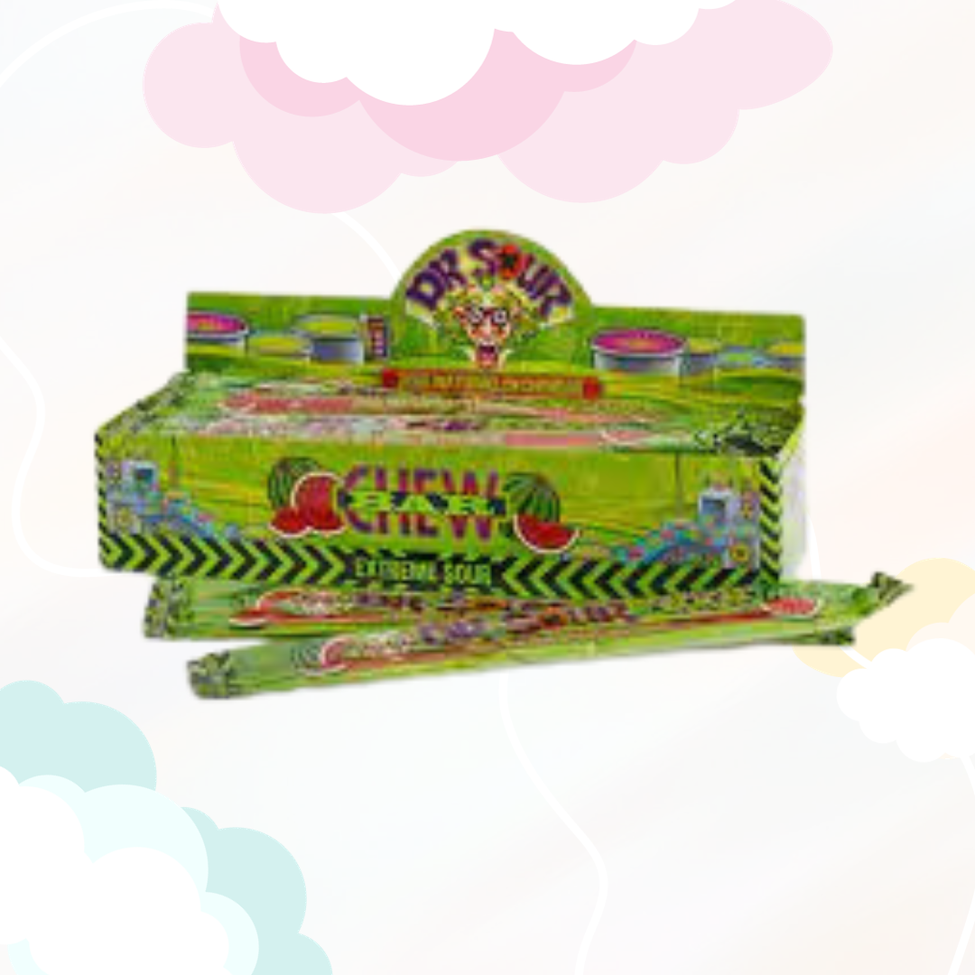 Dr. Sour Watermelon Chew Bar 50 gr.