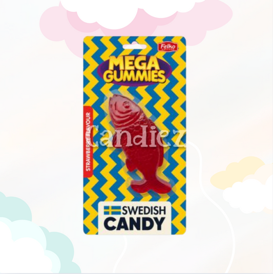 Mega Gummies Swedish Fish 120 gr
