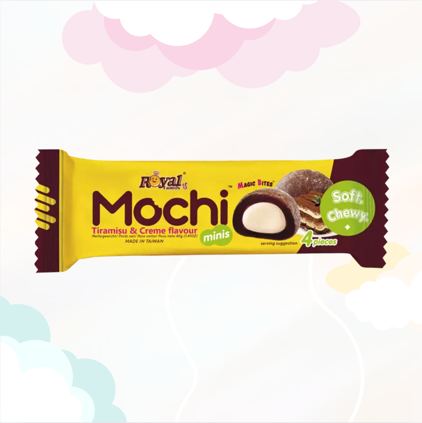 Mochi Snackpack Tiramisu 40 gr.