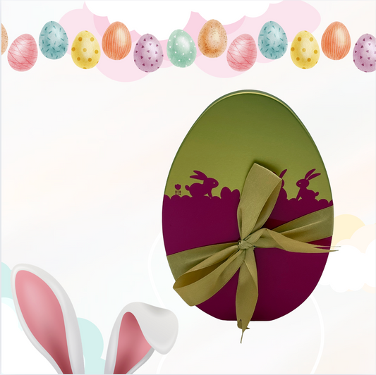 Blik Paasei Roze/Goud