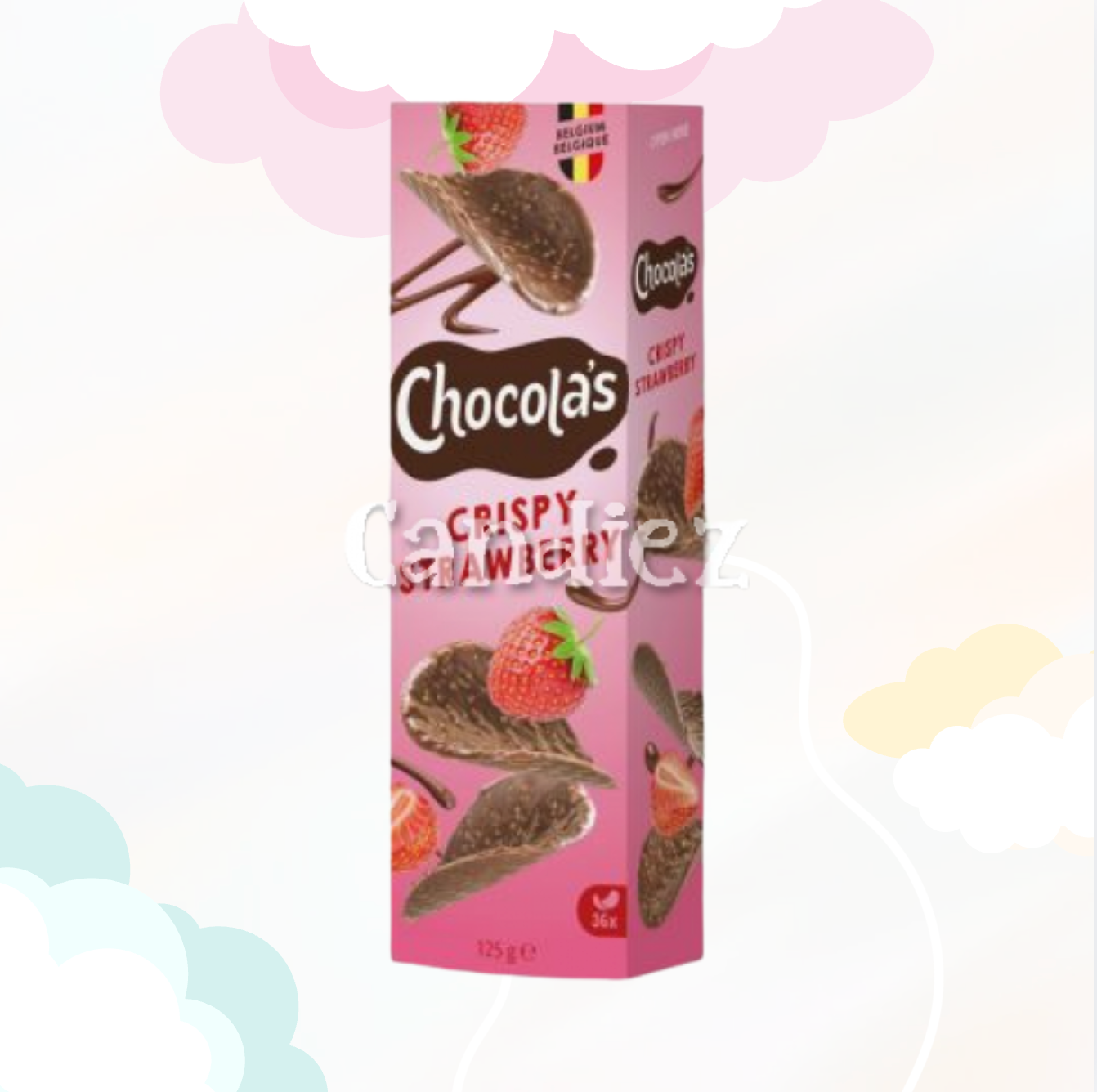 Chocola's Crispy Strawberry 125gr