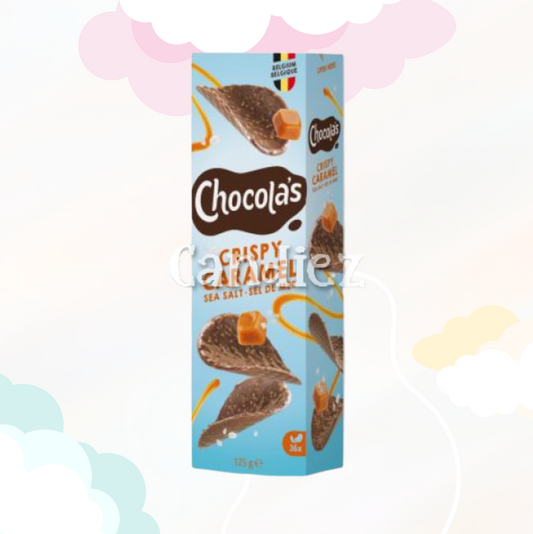 Chocola's Crispy Caramel-Sea salt 125gr