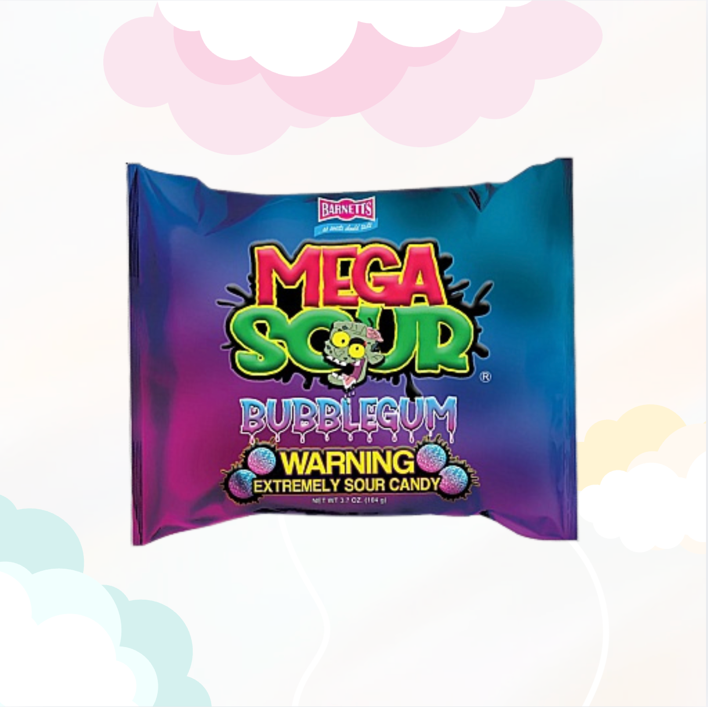 Mega Sour Bubblegum 104gr