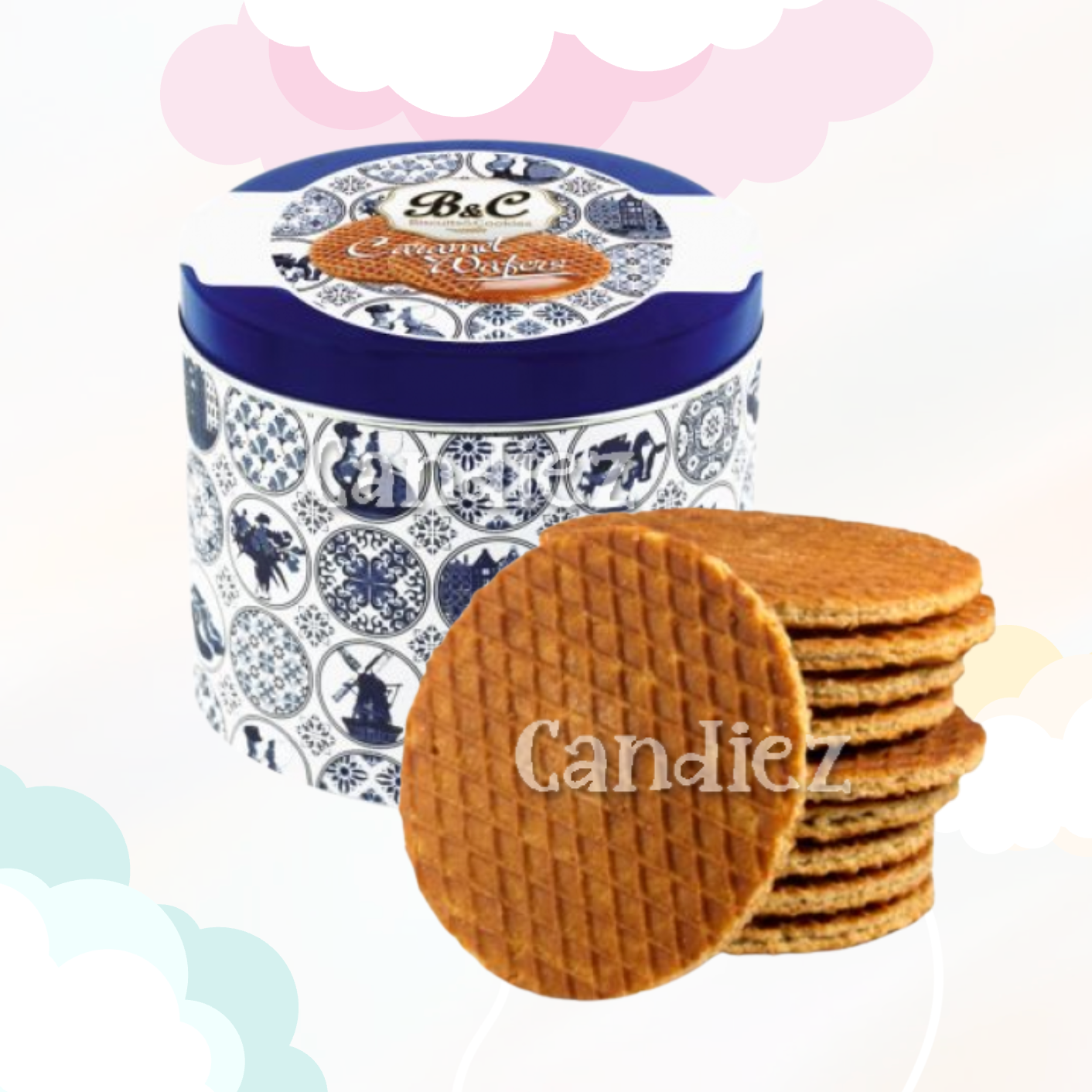 Stroopwafel inc Blik 260gr