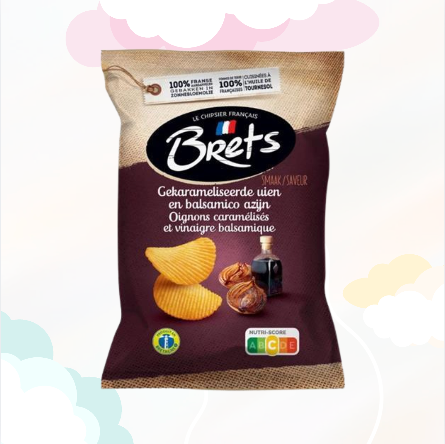 Brets gekarameliseerde ui en Balsamico 125gr