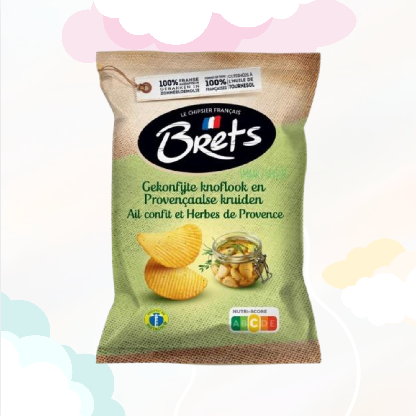 Brets Gekonfijte Knoflook & Kruiden 125gr
