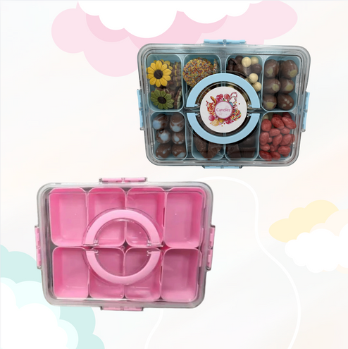 Snackbox 8vaks Roze Choco