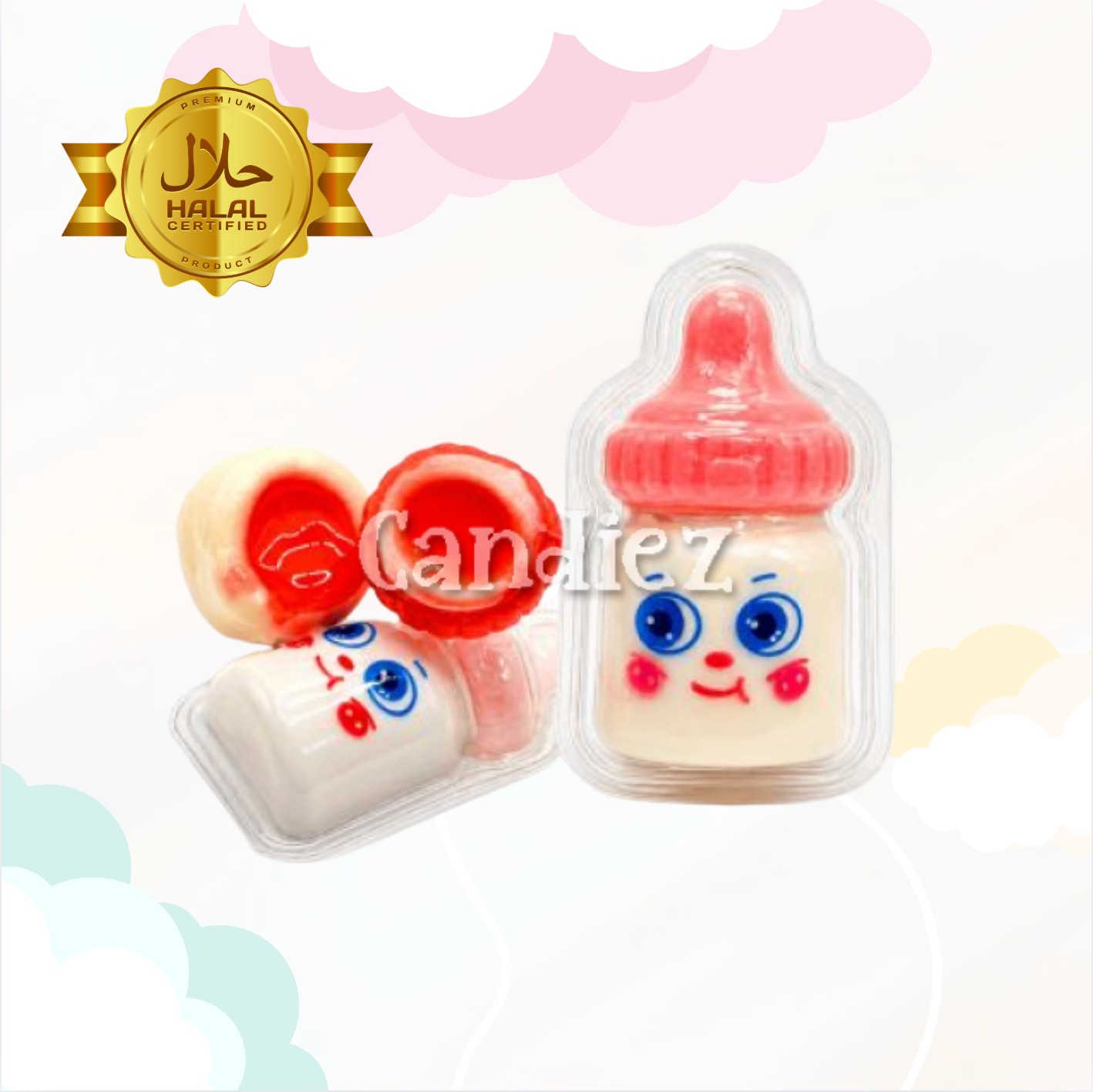Zupperz Filled Bottle Pink
