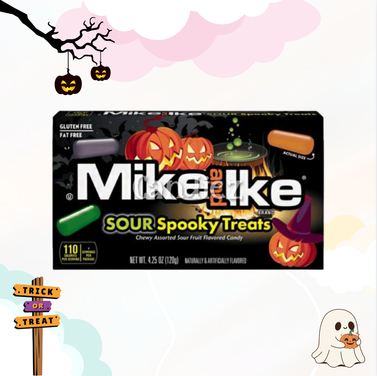 Mike&Ike Sour Spooky Treats 120 gr