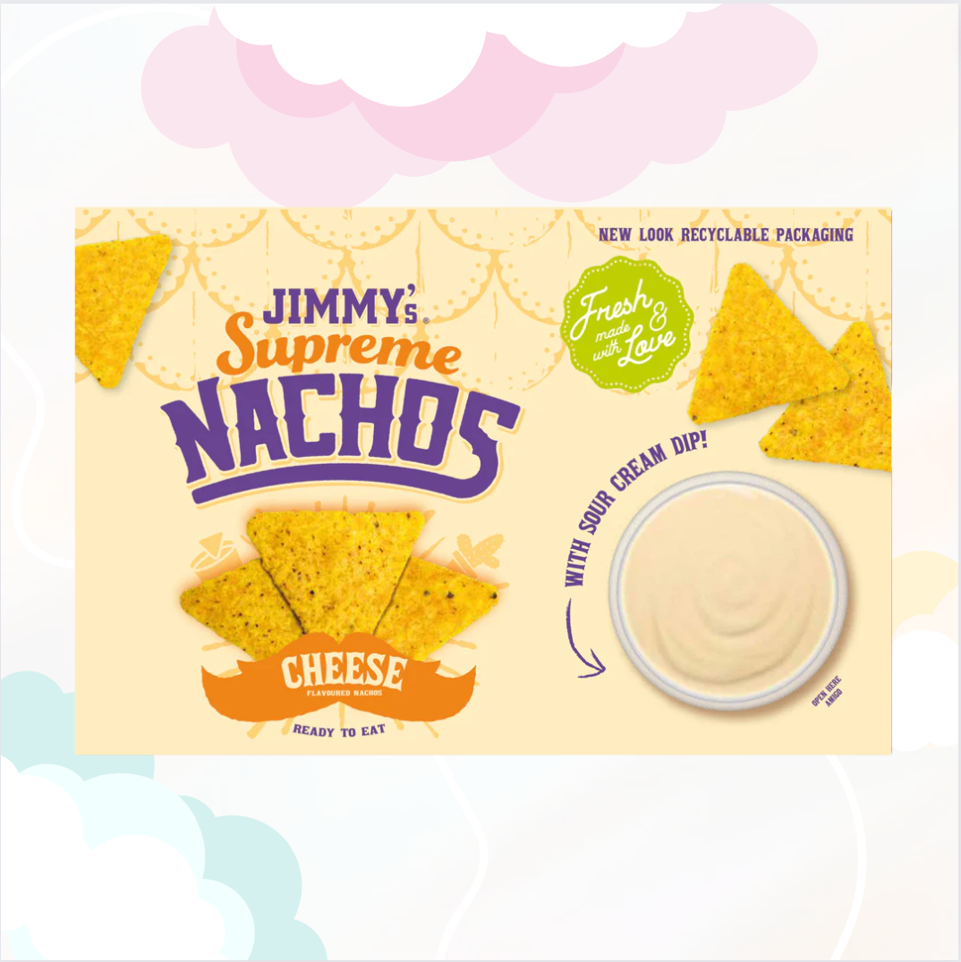 Nachos sour cream dip