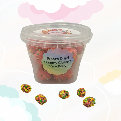 Freeze Dried Gummy clusters Very Berry