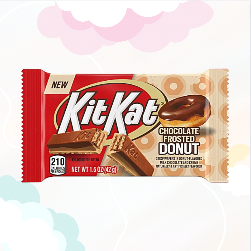 Kitkat Chocolate frosted Donut