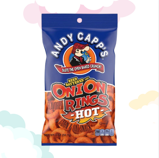 Andy Capps Onions Rings Hot 57gr
