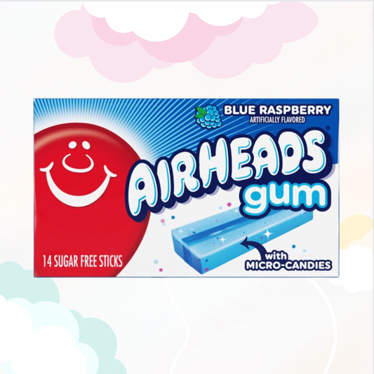 Airheads gum Blue raspberry o% suiker