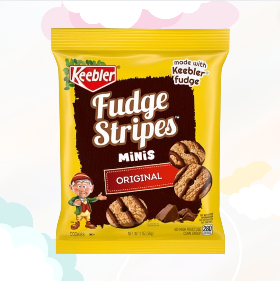 Mini Fudge Stripes Cookies 56 gr.