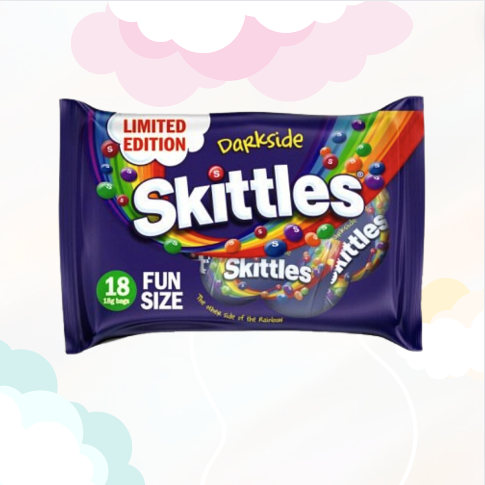 Skittles uitdeel verpakking Darkside 324gr