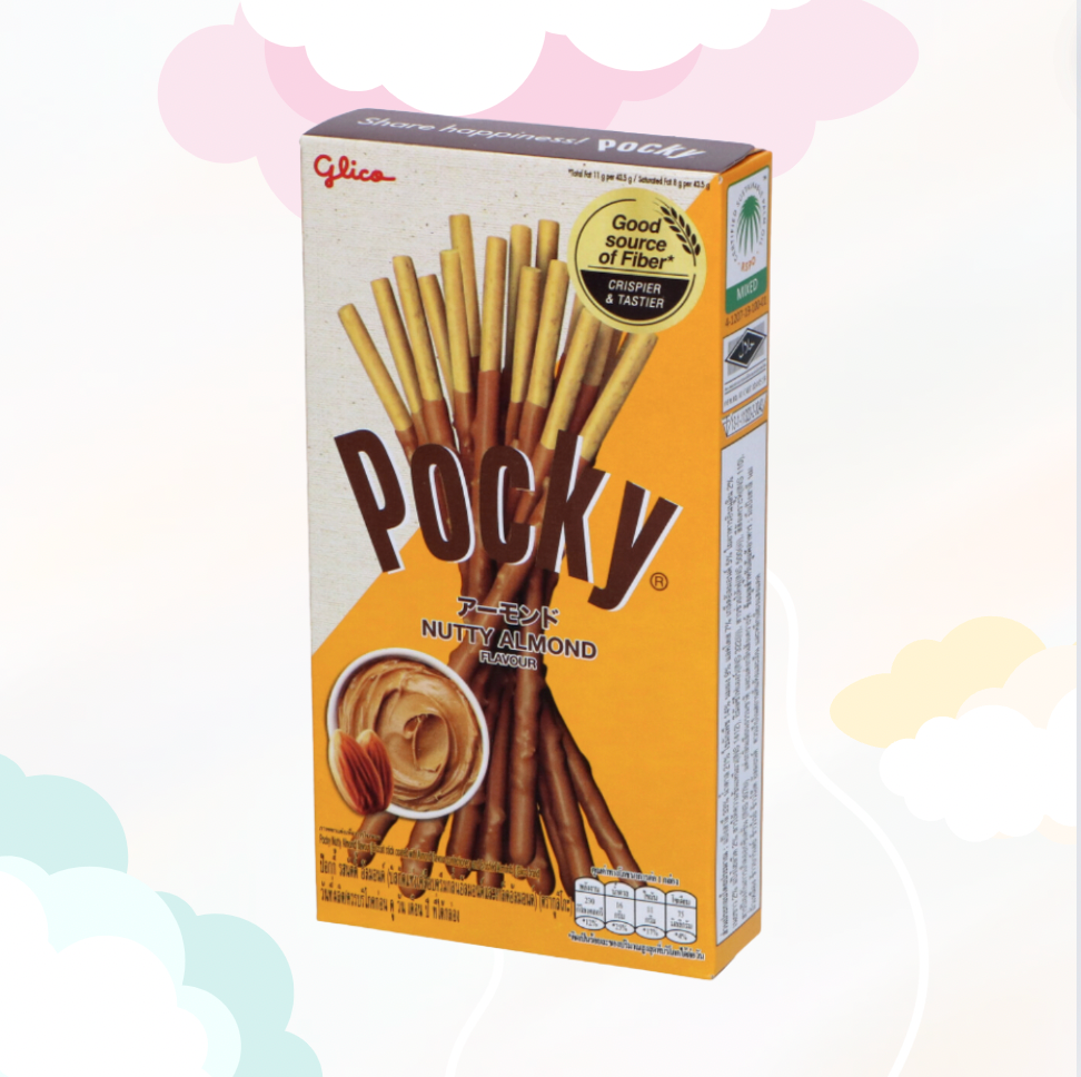 Pocky Biscuit Stick Almond Taste 39gr – Candiez B.V.