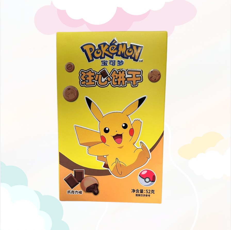 Pikachu koekjes Chocolate 52gr